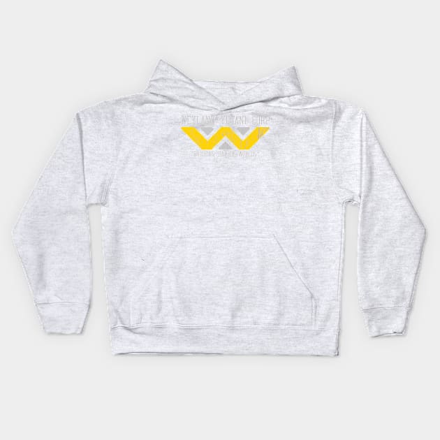 Weyland Yutani Corp Kids Hoodie by Indiecate